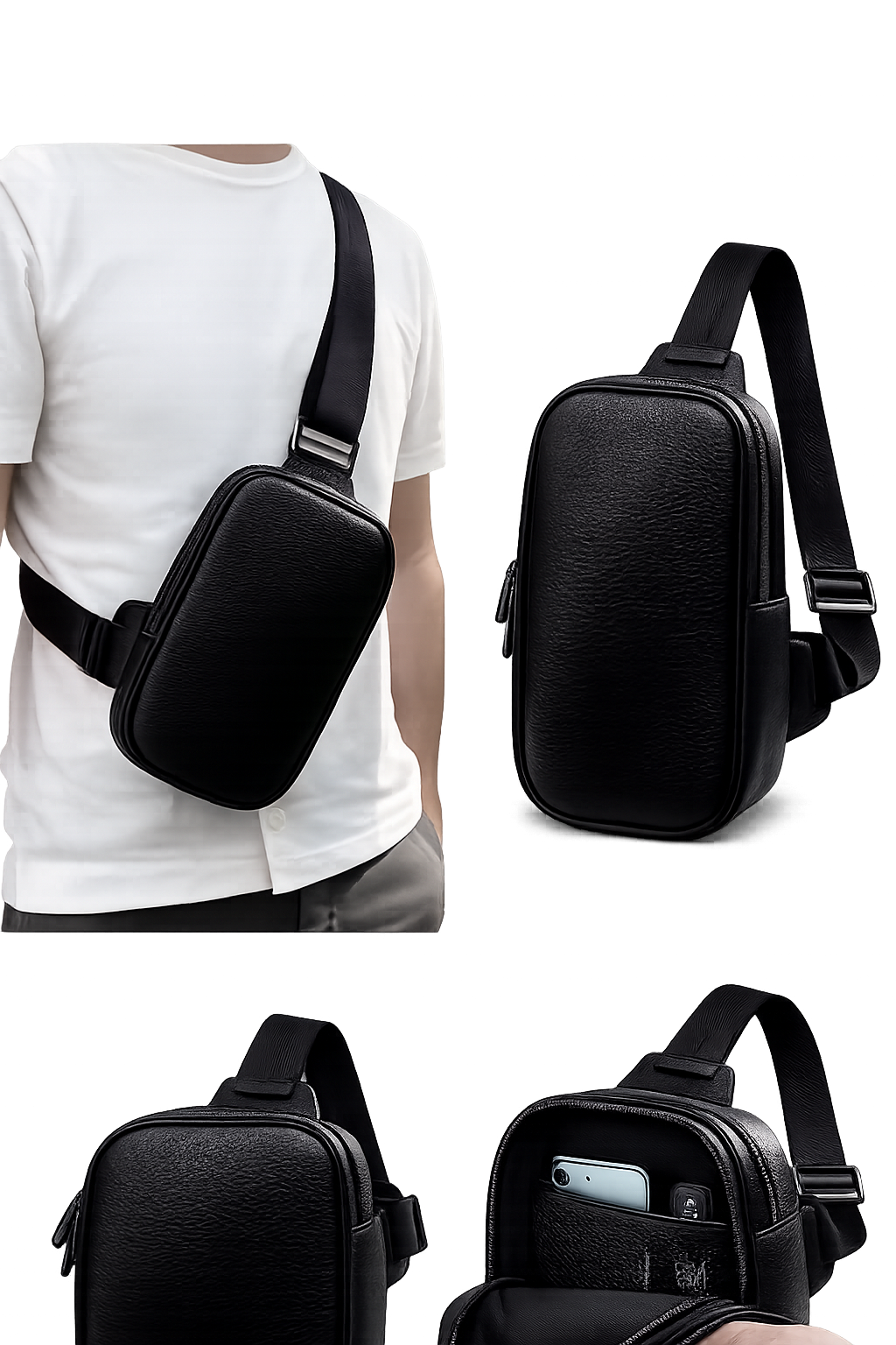 Premium Men's Crossbody Sling Bag